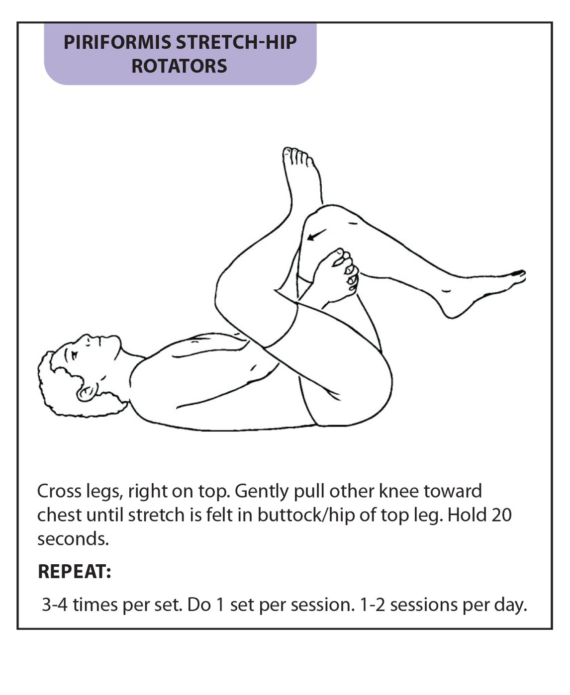 258) Piriformis Syndrome - Home Stretches & Exercises 